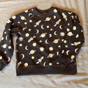 NWT Hanna Andersson French terry space crewneck sweat shirt